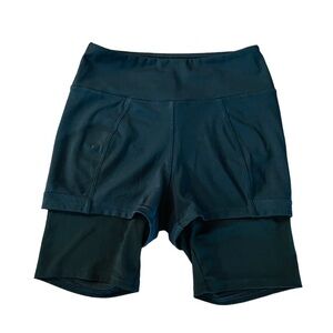 LA KOTTEE WOMENS BLACK ATHLETIC SHORTS SIZE SMALL